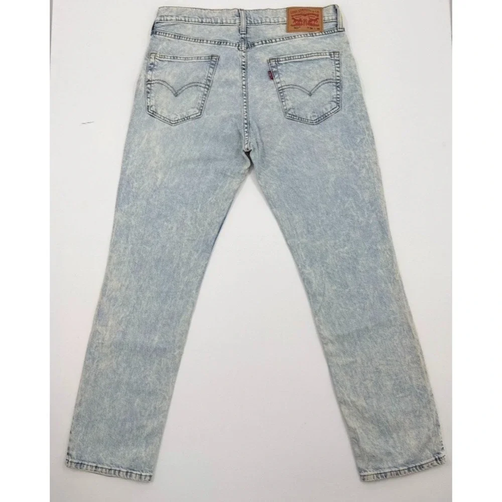 Levi's 511 Slim Fit Jeans Men's 34x30 Light Blue Denim NWT Reclaimed Sustainable